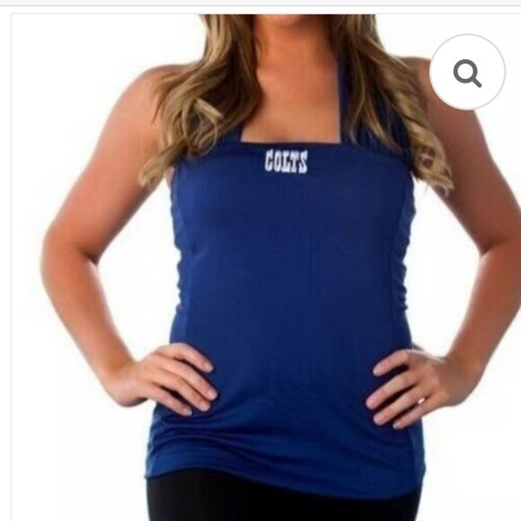 NFL All Sport Couture Indianapolis Colts Halter Top - Size: L & XL - NWOT - Picture 15 of 16